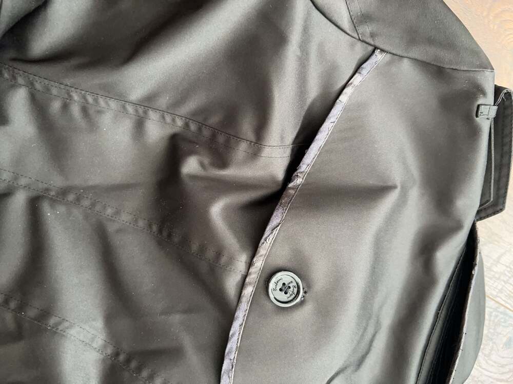 Burberry Brit Black Trench Coat Size US 2 - Picture 11 of 14